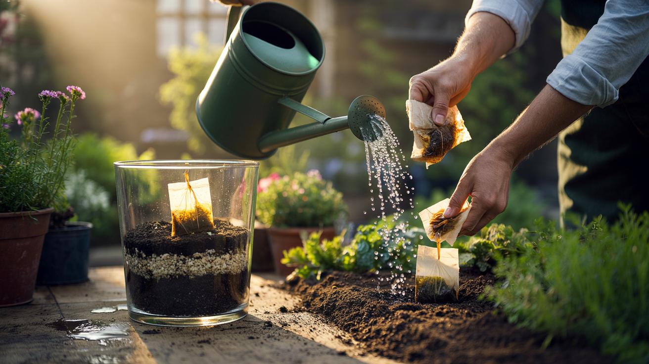 Flourish Your Garden Like Never Before: How tea bags enhance plant growth and hydration